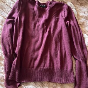 Banana Republic Purple Crew Neck Sweater